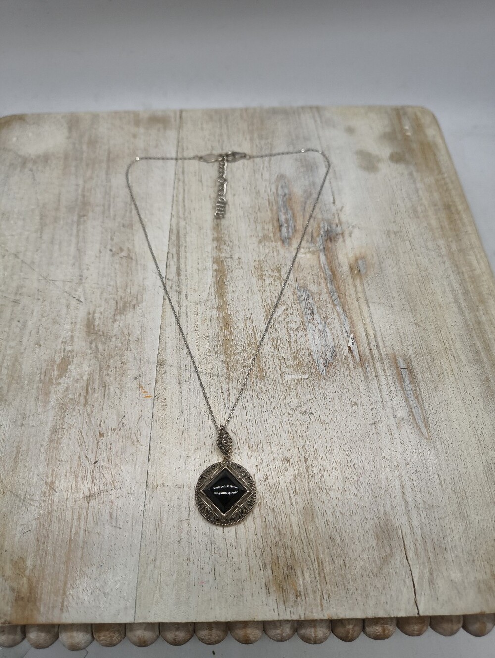 Judith Jack Sterling Silver Marcasite Necklace